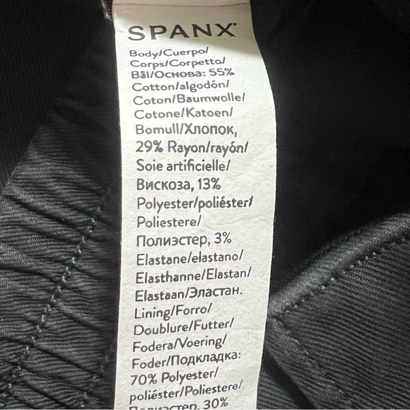 Spanx Jogger Pants Stretch Twill Cargo - Picture 6 of 11